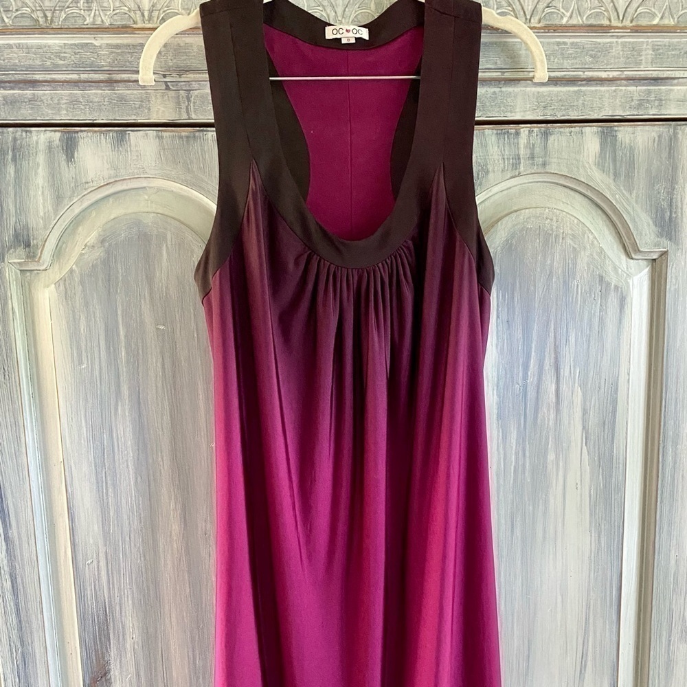 Oc by Oleg Cassini Purple Ombré Tank Dress - Picture 3 of 8